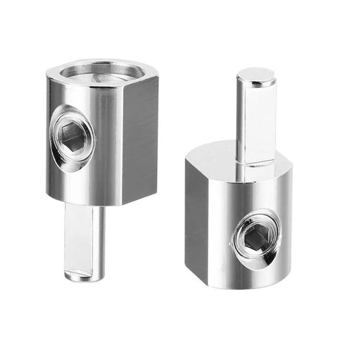 4 Pack 1/0 To 4 Gauge Wire Reducer For Car Audio Power Amp Terminal Aluminum Nickel Plated Beefy Heavy Duty Connector For Quick Install And Clean Grounding, silver reducer adapter