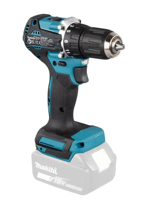 Heavy Duty 18V Brushless Cordless Drill Driver Featuring 20 Torque Settings And A Hard Hittin 13mm Keyless Chuck for high-performance tasks.