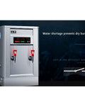 Pro Workhorse Commercial Electric Water Heater 120 Liter Step Heating Tank with digital interface and dual water taps.