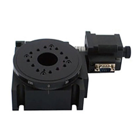 Motorized Rotary Positioning Stage 360 Degree Electric Rotary Table for Precision Machining with visible index marks