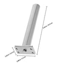 Dimensions of concealed door closer with chromium finish for residential and hotel doors auto close solution no fuss quiet close