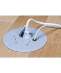 Round Floor Box Cover Kit Nonmetallic With Two Lift Lids For Hubbell Raco 5511 Floor Box Gray covering floor outlet