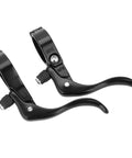 Pair Of Lightweight Aluminum Alloy Road Bike Brake Levers For 31.8mm Handlebars Black Durable And Sturdy With Smooth Braking