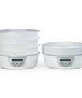 Smooth Operator Digital Electric Food Dehydrator With Stackable Trays, featuring 6 nestable trays for efficient food drying.