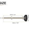 Snag These Heavy Duty Black Nylon Adjustable Leveling Feet With M12 Threads And Grip Tight Swivel Bases To Keep Tables And Workbenches Dead Even No Shake Allowed Rock Solid Vibes Daily, size specifications.