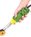 Kickass 350W Electric Die Grinder Sander And Polisher With Six Variable Speeds Up To 15000 RPM Smooth Operator held in hand for contour grinding.