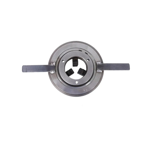 Rock Solid Welding Clamping Chuck With An Extended 400 Millimeter Handle featuring durable metal, designed for secure welding alignment.