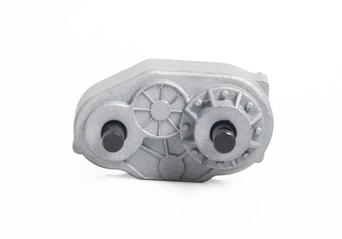 Beefed Up RC Transmission Gearbox For 1 10 Scale Crawler Upgrades, Metal Transfer Case For SCX10 D90 D110, front view