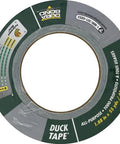 Duck Brand duct tape roll, silver, 1.88 in x 60 yd, front view