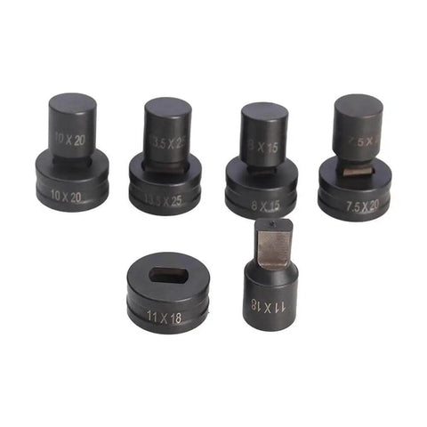 Heavy Duty Hydraulic Punching Slotted Die Set For CH70 Punching Machine Assorted 6x20mm To 14x22mm Dies Durable Slotted Punch Tool