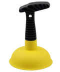 Compact Mini Sink Drain Plunger With Short Handle And Heavy Duty Rubber Cup features ergonomic grip for easy use in tight spaces.
