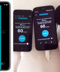 HiFi Earplugs For Concerts And Festivals That Hide In Your Ears While Delivering High Fidelity Noise Reduction app interface on smartphones