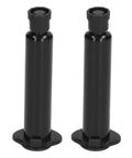 Two black 10cc bottles of Transparent Solder Mask Ink For PCB Repair And BGA Fixing, High Temp Curing Protective Coating, 550C resistant