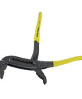 Classic Klaw Pump Pliers 10 Inch With Narrow Jaw For Tight Spaces Extra Hardened Teeth For A Solid Grip in Bright Yellow.