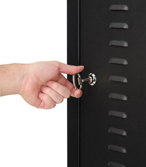 55 Inch Rotating Touch Screen Digital Signage Display With Auto Gyroscope Android Eleven Operating System And Pre Installed Slideshow Apps For A Slick Zero Hassle Interface That Runs Smooth Like Butter Today - hand inserting key into lock