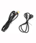 Power and connection cables from Dope 500W CNC Spindle Motor Kit With Adjustable Speed Up To 11000 RPM For DIY Engraving And Router Milling.