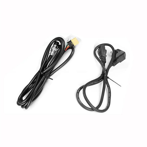 Power and connection cables from Dope 500W CNC Spindle Motor Kit With Adjustable Speed Up To 11000 RPM For DIY Engraving And Router Milling.