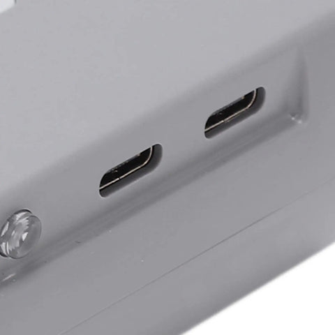 Close-up of USB ports on Two Way Battery Charging Hub For MINI 2 SE Drones, Dual Battery Charger Station, Portable Travel Charger