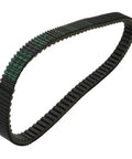 Racing Scooter CVT Drive Belt For 150cc P WW A Models Fits Part 23100 K97 T01 With Quick Acceleration And Stable Power Delivery Wear Resistant Design, black rubber belt with textured surface.