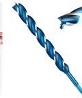 Ultra Long 1 Inch Wood Auger Drill Bit With A 3 Flute Cutting Head For Faster Cleaner Holes In Wood, 12 Inch Length And 3 Eighth Inch Shank, High Carbon Steel Pro Grade With Protective Storage Tube Keewaki.
