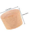Small Wooden Hole Plugs Set 50 Pcs Natural Finish Carpenter Bee Hole Plugs dimensions shown for DIY woodworking.