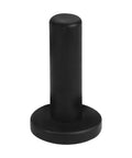 Black end cap connector from 22 Pack 1/4 Inch Drip Irrigation End Cap Connectors End Plug Fittings For 1/4 Inch Tubing Push-To-Fit Leak Free