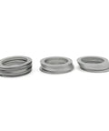 Flat Washer Set Stainless Steel 0.2mm Thick Assortment Kit For Axle Bearings And Spacers 5Pcs M30 M40 Sizes With 42x52 Outer Dimensions Rust Resistant Mini Washers For Machinery Bikes And DIY Pros, three stacks