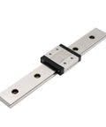 Smooth High Precision Linear Guide Rail Kit 24mm With Bearing Steel MGW12C Stainless Carriage For Super Quick 3D Printing And CNC Projects, single rail view