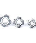 Three sizes of Four Claw T Nut Set For Woodworking M10 X 13 Zinc Plated Blind Pronged Insert Tee Furniture Hardware