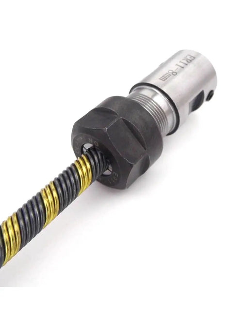 Flexible Shaft Coupling For RC Motors 5mm To 6.35mm 6mm To 6.35mm And 8mm To 6.35mm Collet Joint For Brushless RC Boats Beefy High Torque CNC Shaft Coupler, black and silver CNC metal