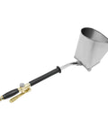 Heavy Duty Four Jet Pneumatic Cement Stucco Sprayer Gun With Upward Angle Nozzle And Air Powered Mortar Hopper for easy ceiling jobs.