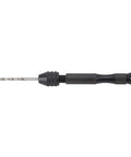 57 Piece Hand Drill Kit With Adjustable Bit Holder And Notched Grip tool showing side view