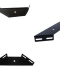 Built Tough Corner Brace Set 2 Pack Heavy Duty Bed Frame Brackets For Strong Joints And Frame Support Metal Gusset Plates Black 230x92x71mm
