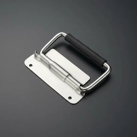 Beefed Up 304 Stainless Steel Surface Mount Pull Handle With Rubber Grip For Zero Hassle Install On Pro Grade Beast Mode Heavy Duty Enclosures And Workshop Cabinets