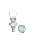 Kickass Galvanized Tie Ring Spring Plunger With Secure Locking Mechanism Precision Indexing Pin for Heavy Equipment and Quick Positioning Tweaks On The Fly