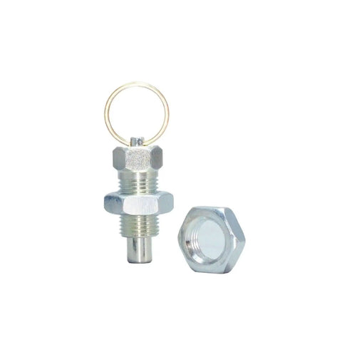 Kickass Galvanized Tie Ring Spring Plunger With Secure Locking Mechanism Precision Indexing Pin for Heavy Equipment and Quick Positioning Tweaks On The Fly