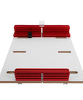 Universal Table Saw Crosscut Sled With Adjustable Aluminum Fence provides dead nuts accurate cuts for smooth woodworking projects.