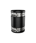 1.5 Inch PVC Coupling Plastic to Plastic for Plumbing, Sewer, and Drain Lines, Leak-Proof and Chemical-Resistant Fitting, Flexible Connectors for PVC, Cast Iron, and Steel Pipes, Easy Install, Durable Home Upgrade black pipe coupling with hose clamps
