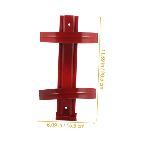 Wall Fire Extinguisher Rack Mount Holder Iron Bracket Easy To Install No Fuss Setup For Quick Access And Safe Home Or Office Use
