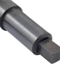 Close-up of Built Tough Tool Steel Five Sixteenth Inch Square Head Lathe Chuck Wrench, standard design for machinists' precise use.