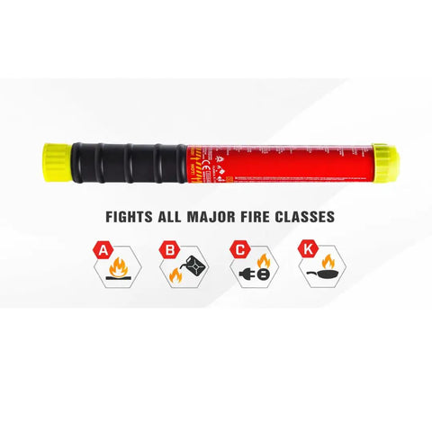 Game Changer Fire Safety Stick With Extended Discharge Portable Lightweight Emergency Kit That Stows In Cars Or Shelves No Sweat Fast Reaction One Pack