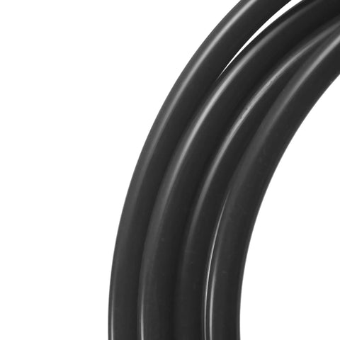 Close-up of Silicone Air Hose 4.5m 7mm OD 3mm ID for Car Marine Truck High Temperature Tubing, shown coiled and flexible.