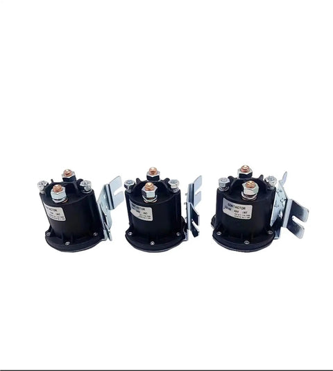 Heavy Duty 12V To 24V Electric Forklift Relay Start Switch Tail Plate Contactor For Oil Pump Electric Stacker Auto Parts Replacement trio of contactors.