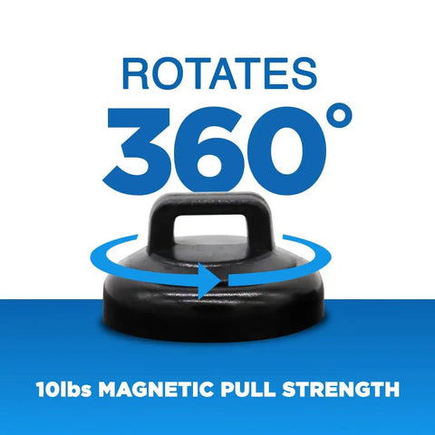 Small Magnetic Cable Tie Mounts Pack Of 10 Black Beefy 10 Lb Pull UL Listed Plenum Rated Datasafe Works With Standard Zip Ties Cable