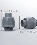 One Half Inch Liquid Tight Conduit Connector NPT Non Metallic Nylon 6 180 Degree Straight PVC Electrical Conduit Fittings UL Listed