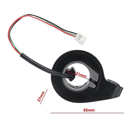Throttle Accelerator Replacement Part With Male Connector For Xiaomi M365 Pro 1S Electric Scooter Black Durable ABS And PC