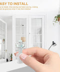 Heavy Duty Bifold Door Top Pivot Hardware Kit For Smooth Closet And Barn Door Upgrades Quick Swap Replacement Pieces shown in hand.