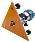 Built Like A Tank Smooth Operator Router Base Plate Fits 65Mm Trimmers, durable bakelite triangular base for precise routing.