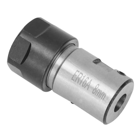 Collet Chuck For Deep Hole Processing With Motor Shaft Spindle Adapter 8mm ER16A visible, precision ground for smoother cutting