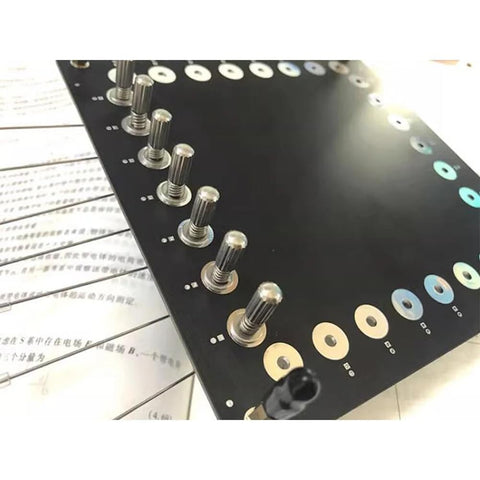 Pro PCB Probe And Chip Programmer For Data Repair Test And Debug With Read Write Capabilities, close-up of probe connectors on board.